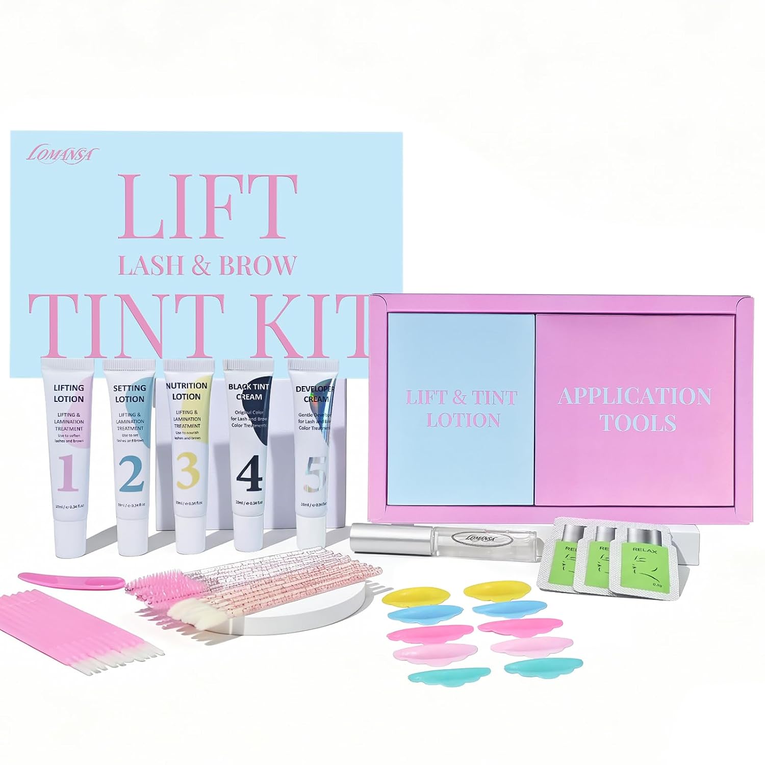 Lash Lift Kit - Lomansa Lash Lift i Zestaw do